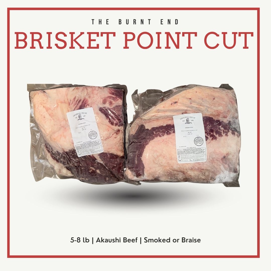 "The Burnt End" - Brisket Point Cut