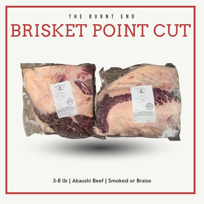 "The Burnt End" - Brisket Point Cut
