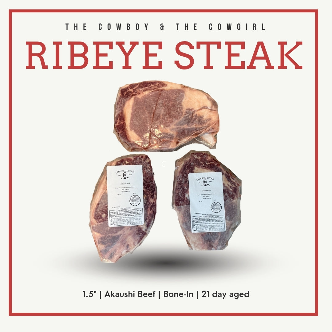 “The Cowboy & Cowgirl” – Bone-In Ribeye